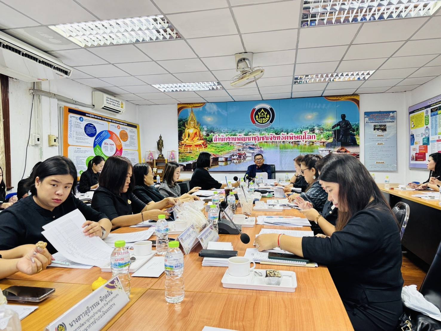 พช.พิษณุโลก ประชุมผู้อำนวยการกลุ่มงานฯ พัฒนาการอำเภอและนักวิชาการ ครั้งที่ 10/2568