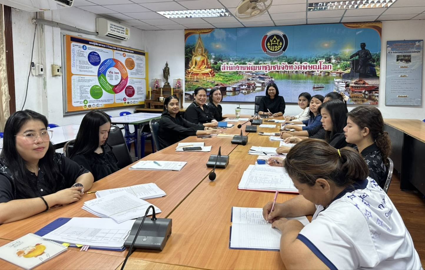 พช. พิษณุโลก จัดประชุมกลุ่มงานประสานและสนับสนุนการบริหารงานพัฒนาชุมชน ครั้งที่ 1/2569 