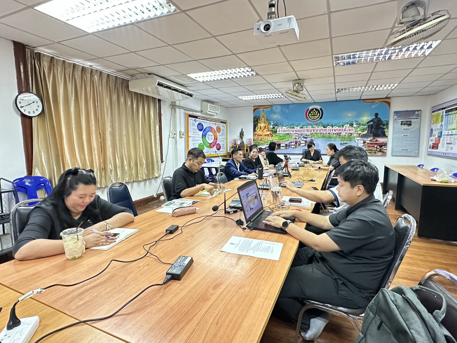 พช.พิษณุโลก ร่วมประชุมโครงการพัฒนาระบบการจัดเก็บข้อมูลเชิงพื้นที่และวิเคราะห์ผลการดำเนินงานเพื่อสนับสนุนการบริหารเชิงนโยบาย (CDD Voice)