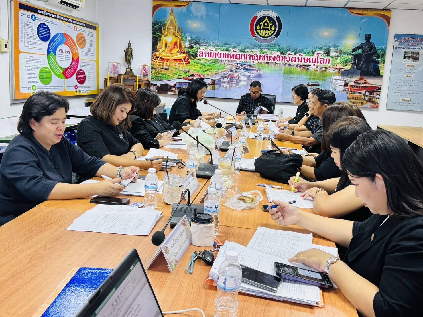 สำนักงานพัฒนาชุมชนจังหวัดพิษณุโลก ดำเนินการประชุมคณะทำงานพิจารณาจัดทำข้อตกลงการปฏิบัติราชการและผลการประเมินผลการปฏิบัติราชการของข้าราชการในสังกัดสำนักงานพัฒนาชุมชนจังหวัดพิษณุโลก ประจำปีงบประมาณ พ.ศ. 2569
